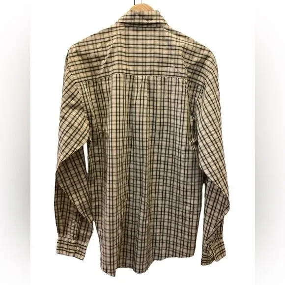 Maxini Sport Men Shirt Medium (16 1/4) Plaid Long Sleeves Button Up Casual shirt - Picture 6 of 15